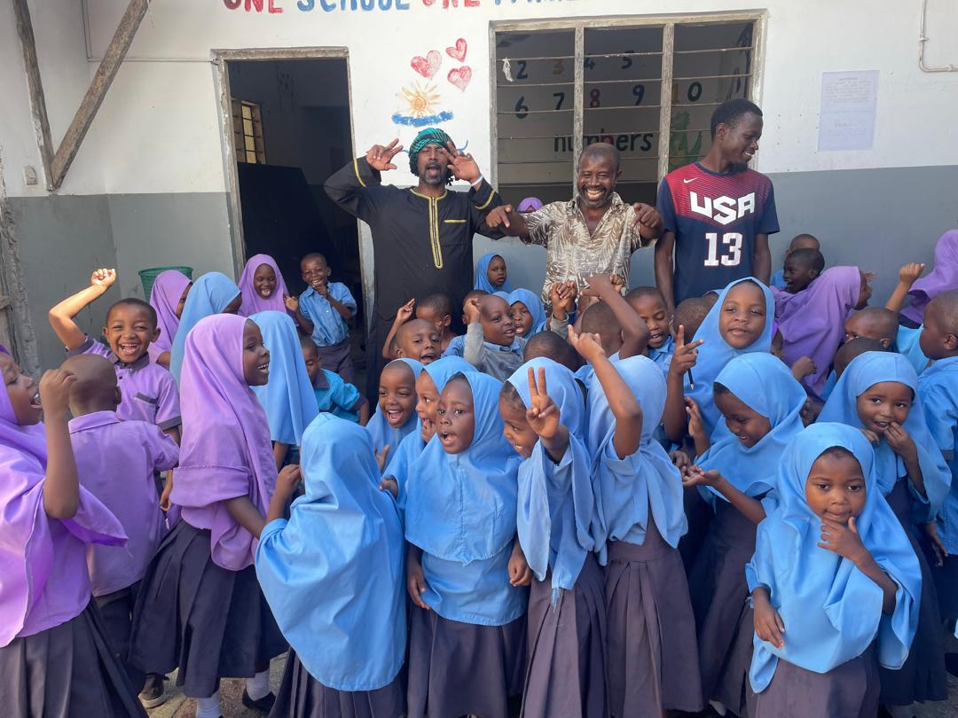 School visit in Zanzibar